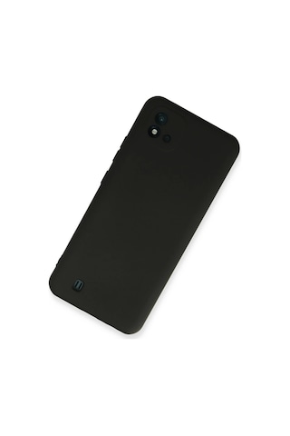 Cosmotex Newface Realme C11 2021 Kılıf Nano İçi Kadife Silikon - Siyah Sıyah