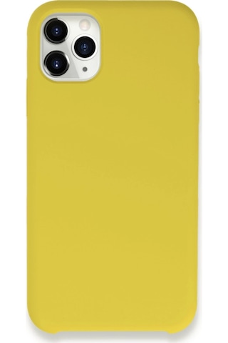 Newface - 160 - İphone 11 Pro Kılıf Lansman Legant Silikon - Kmrsfres - - Sarı