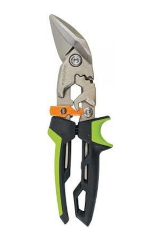 Fiskars 1027210 Powergear Metal Levha Makası -Offset Sağ Kesim