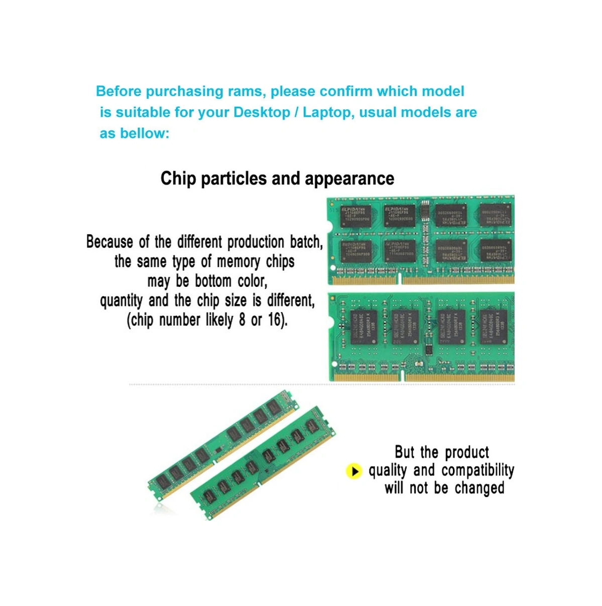 Sones Xıede X041 Ddr3 1600mhz 8gb Genel Amd Özel Şerit Bellek Ram Modülü Masaüstü Bilgisayarlar İçin