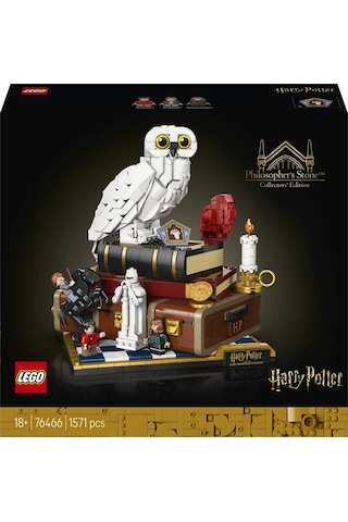 LEGO® Harry Potter™ Felsefe Taşı – Koleksiyoncu Versiyonu 76466 - Yetişkinler için Figür İçeren Model Yapım Seti (1571 Parça)