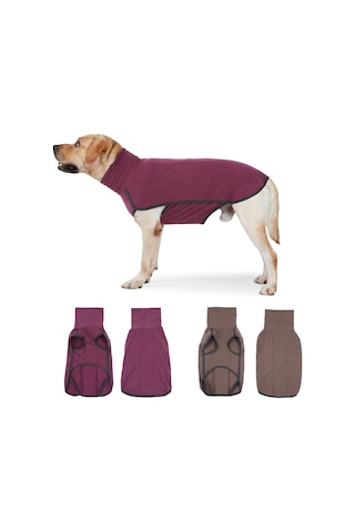 Xindoker Köpek Kışlık Yünlü Kazak - Esnek Ve Nefes Alabilir Burgundy Renk