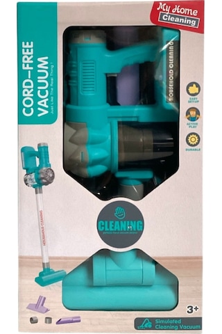 Pilli 6 Farklı Fonksiyonlu Dikey Oyuncak Süpürge