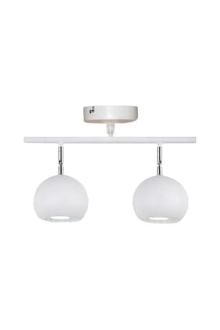 Rsylight Metal Modern Spor 2 Lİ Beyaz Mafsallı Led Spot Avize Günışığı Ampullü Rsylight Metal Modern Spor 2 Lİ Beyaz Mafsallı Led Spot Avize Günışığı Ampullü