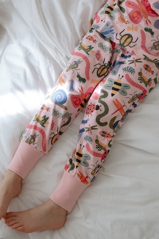 Oh La La Koala Renkli Böcek Desenli Pijama Alt Pembe