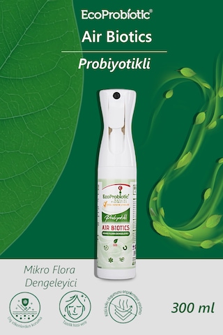 Probiyotikli Air Biotics Koku Giderici Sprey Hava Temizleyici Doğal Temiz Ekolojik Ortamlar 300ml