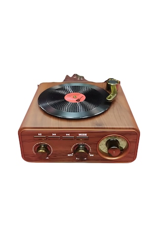 Md1317 Nostaljik Bluetooth Hoparlör Retro Radyo Fm/am/sw Usb Tf Kart Şarjlı Ses Bombası