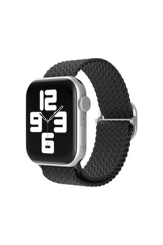 Newface Apple Watch Uyumlu 38mm Star Kordon - Siyah