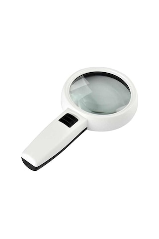 Büro Ev Ofis İçin 5x 95mm 3led Büyüteç Takı Okuma Para Kontrol Büyüteci