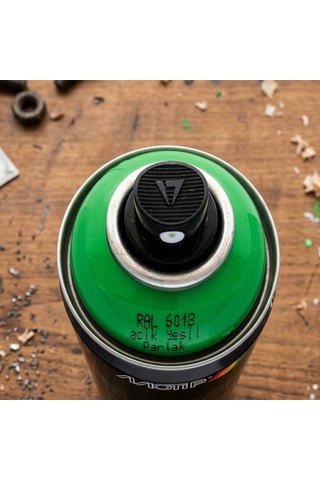 Motip Carat Ral 6018 Sprey Boya 400ml - Parlak Açık Yeşil Çok Renkli