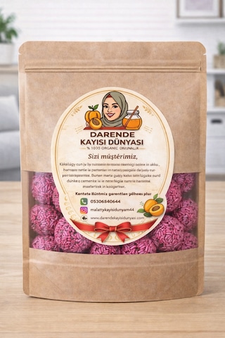 Pembe Çikolata Kaplı Truf Topları 500 Gr