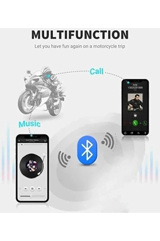 Ceylan Adam X3 Motor Kask Kulaklık Rgb Modlu Su Geçirmez 5.3 Bluetooth Intercom