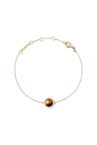 Audrey Bracelet Tiger Eye Gold Gold