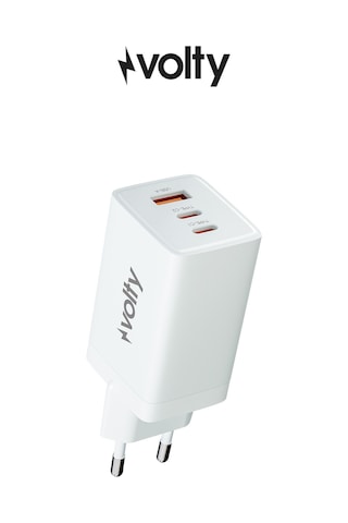 Hızlı Şarj Adaptörü 67w Gan + Type-c Kablo 100w Pd 3 Port, İphone & Samsung Uyumlu V0102010