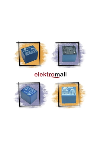 Srd-12Vdc-Sl-C - 12V Role 10A 5Pin (5 Adet)