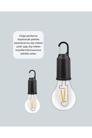 Çok Yönlü Asma Kancalı Kamp Işığı 29234032