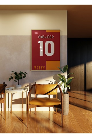 Wesley Sneijder 10 Poster Tablo Ahşap Çerçeveli Wesley Sneijder 10 Poster Tablo Ahşap Çerçeveli