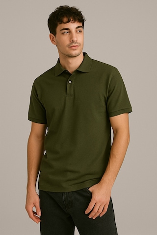 Parshey Regular Fit %100 Pamuk Polo Yaka Yarım Kollu Basic T-shirt Haki Parshey Regular Fit %100 Pamuk Polo Yaka Yarım Kollu Basic T-shirt Haki