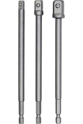 6534 Uzun Bits Saplı Lokma Adaptör Seti 150 Mm 1/4" - 3/8" - 1/2"