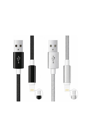 Platoon Pl-8930 Usb To Apple Uyumlu iPhone Lightning Hızlı Şarj Ve Data Kablosu