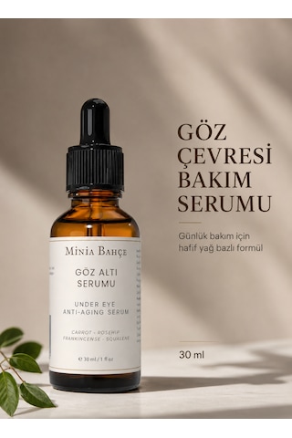 Göz Çevresi Bakım Serumu 30 Ml Squalane Ve Bitkisel Yağlarla Günlük Bakım