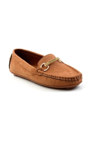 Bambi Taba Kadın Loafer Ayakkabı K01309100502 Taba