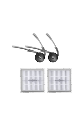 Roborock Q8 Max Pro 2025 Model Uyumlu Hepa Filtre Ve Yan Fırça-4 Parça