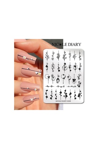 Nicole Diary Metal Stampa Tabakası X006 56253