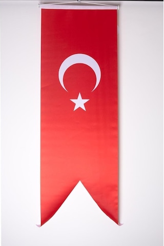 Zc Bayrak 50x150 Saten Kırlanğıç Türk Bayrağı Flama Diğer