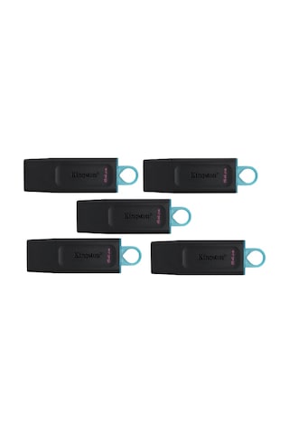Kingston DTX/64GB DataTraveler Exodia 64 GB USB 3.2 Flash Bellek 5 Adet