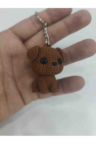 Örgü Yavru Köpek Kahverengi