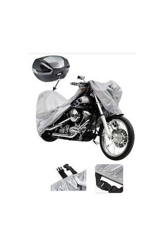Voge Sr1 Gri Motosiklet Brandası Arka Çanta Uyumlu