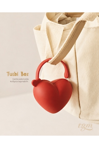 Tgm Baby Tutbi Box Kalpli Emzik Kutusu Kırmızı