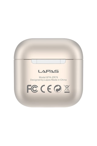 Lapas BTK-ZR79 Tws Bluetooth V5.3 Kulak İçi Kulaklık Gold