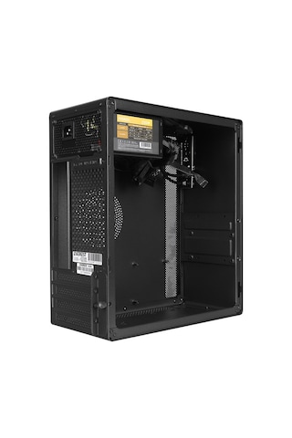 Everest K250 Peak 250W Micro Psu Audio Kompakt Mid-Tower Bilgisayar Kasası Siyah