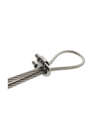 Paslanmaz Krom Klemens. Halat Klemensi. 4mm