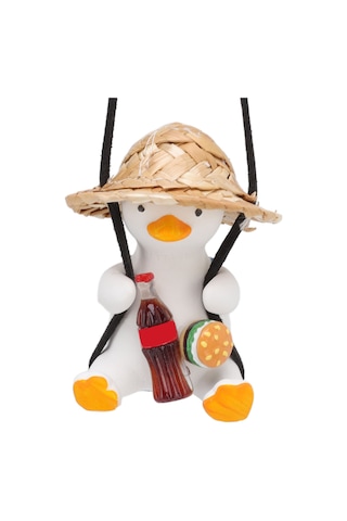 Lemestar Plastik Materyal Araba Aromaterapi Ve Dekoratif Aletler Swing Duck Araba Pendentleri Ev Ofis Araba İç Dekorasyon lik Eşya