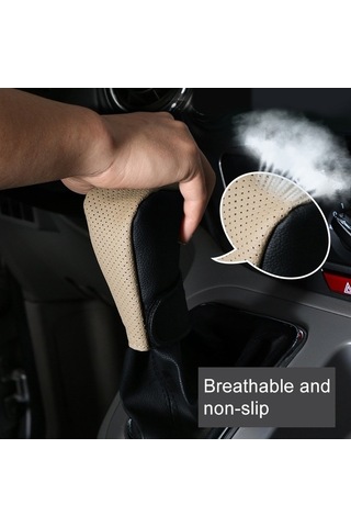 Dancemonkey Pu Deri Araba Vites Topuzu Nefes Alabilir Kaymaz - Kahverengi / Siyah Kahverengi Siyah