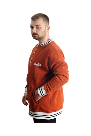 Mode XL Büyük Beden Erkek Kolej Mont Süper 22614 Tarçın Tarçın