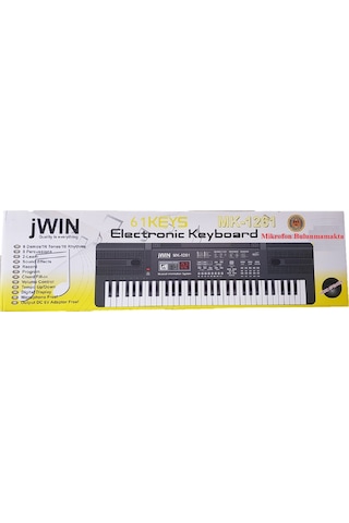 Jwin Mk-1261 61 Tuşlu Elektronik Org + Adaptör Jwin Mk-1261 61 Tuşlu Elektronik Org + Adaptör