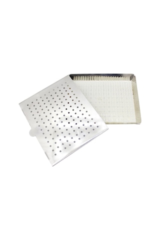 Barışhan Medikal Cerrahi Metal Sterilizasyon Konteyner 17x13x1.5 CM Cerrahi Konteyner Tıbbi Laboratuvar Malzemesi