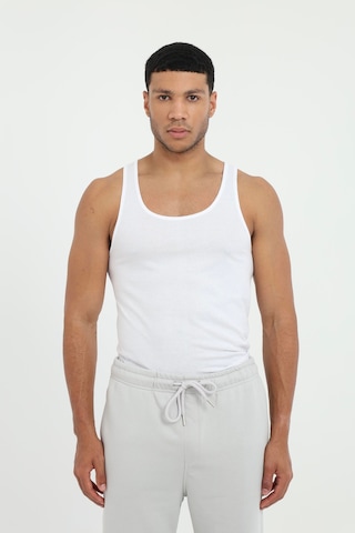 Dufy Erkek Slim Fit Beyaz Atlet-26357