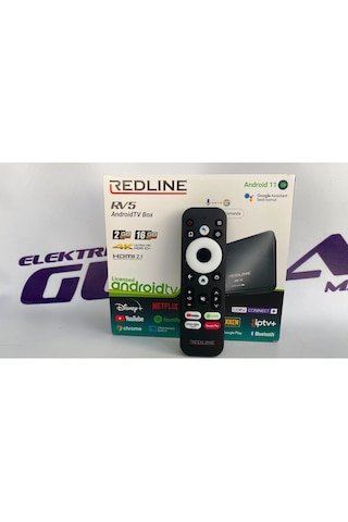 Redline Rv5 Lisanslı 4k Ultra Hd Android 11 Tv Box Medya Oynatıcı