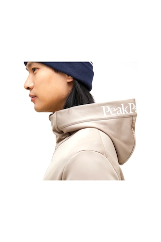 Peak Performance Rider Tech Zip Hood Erkek Bej Outdoor Polar G79554090 Bej