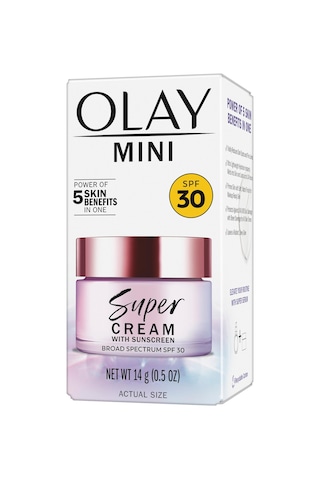 Olay Mini Super Cream Spf30 Güneş Koruyucu Nemlendirici Yüz Kremi 14gr