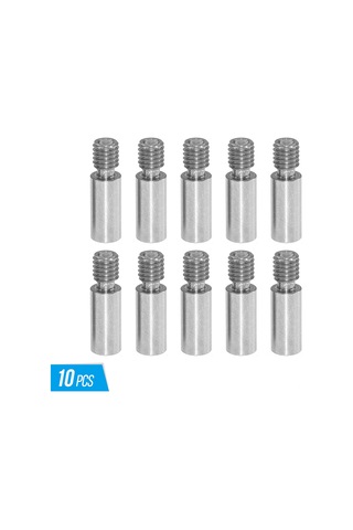 Neevoyu Aibecy 3d Yazıcı Ekstruder Boğazı, V6 Modeli, 1.75mm Ptfe Borulu, Paslanmaz Çelik, 10 Adet, Tıkanıklığı Önleyen Soğutma Uyumlu Parça
