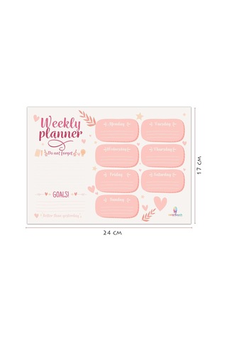 Colortouch Masaüstü Planner Set - 50 Sayfa Tarihsiz Haftalık, Günlük Planlayıcı - Ofis Çalışanı, Öğrenci, G Genel