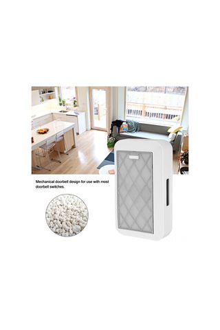 Geeroyoo Ev Otel İçin Mekanik Dairesel Dış Montaj 220v Kablolu Zil, 85-90db Yüksek Ses, Abs Malzeme, Pil Gerektirmeyen Pratik Kurulum
