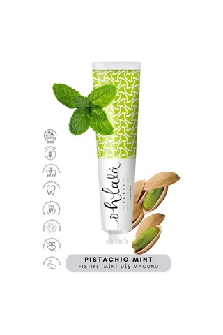 Ohlala Pistachio Mint Antep Fıstığı-nane Diş Macunu 75ml