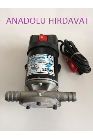 Gross 12Volt Yağ Sivi Mazot Aktarma Pompasi 3-4 Mazot Pompasi
